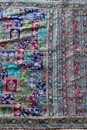 violet-purple crepe designer saree, where timeless grace meets modern glamour.